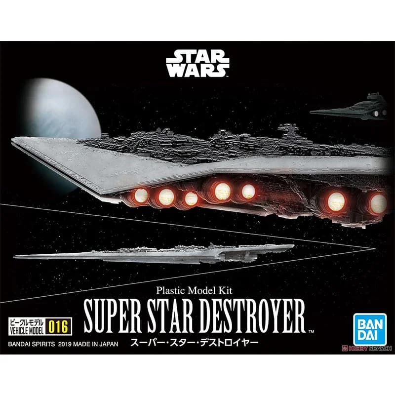 Bandai Original STAR WARS Anime modèle SUPER STAR DESTROYER figurine à assembler modèle jouets cadea