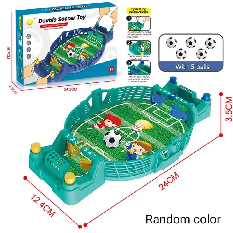 Jeu de Société Interactif Parent-Enfant pour Enfants, Mini Football de Table 2 Joueurs, Jouet Éducat