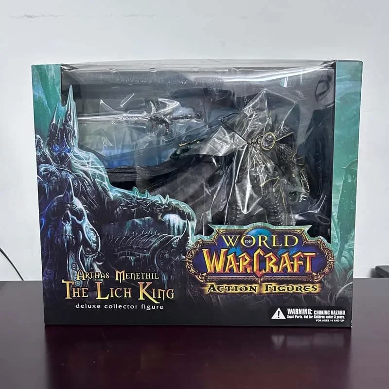 WOW FALL OF THE LICH KING ARTHAS ACTION FIGURE World of Warcraft Game Lich King Arthas Action Figure