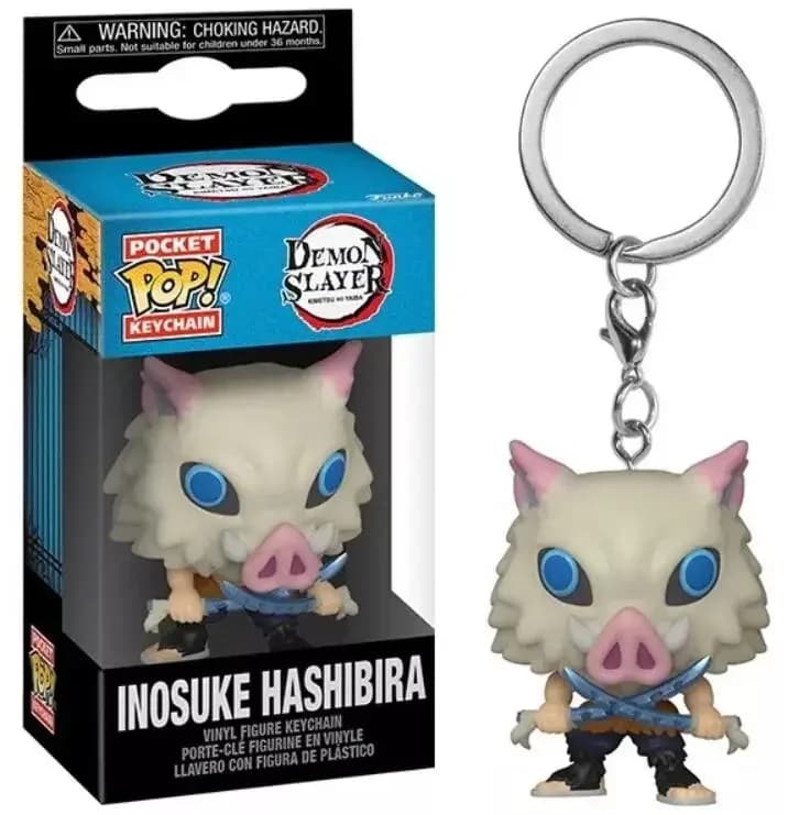 FUNKO POP Demon Slayer NEZUKO KAMADO ZENITSU AGATSUMA TANJIRO INOSUKE HASHIBIRA poche Pop porte-clés