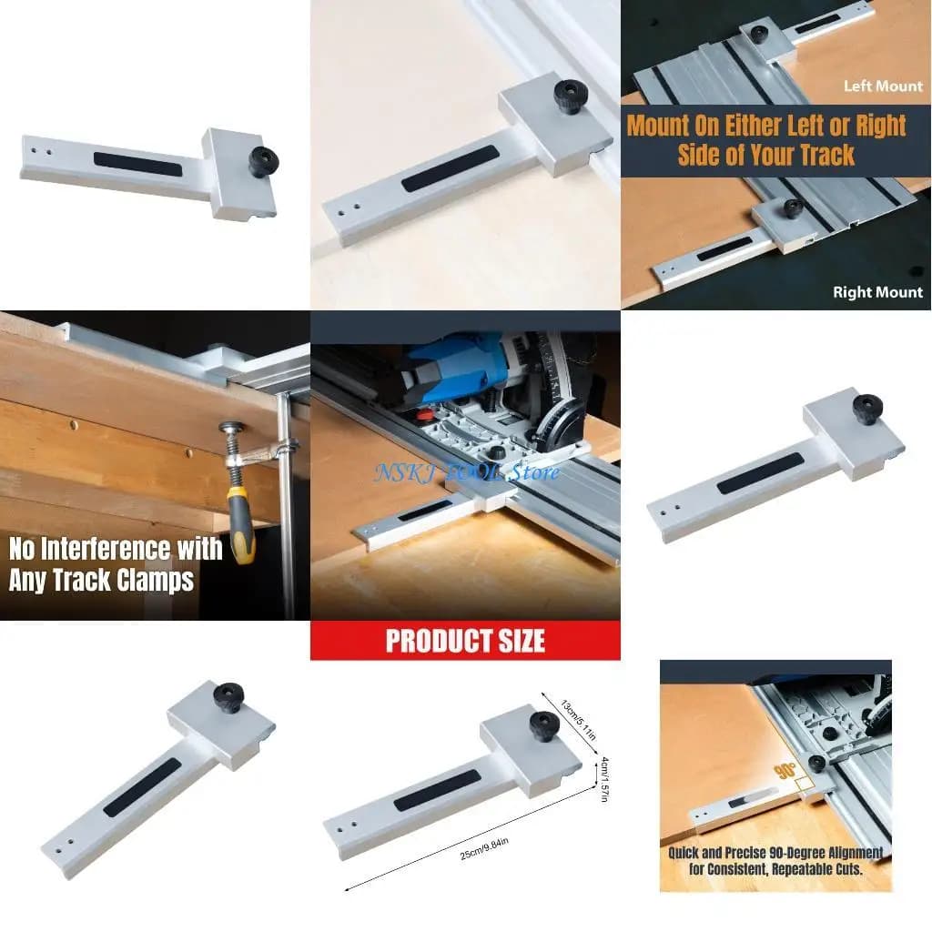 carré à 90 degrés haute précision L8RC avec construction métallique en aluminium pour une mesure pré