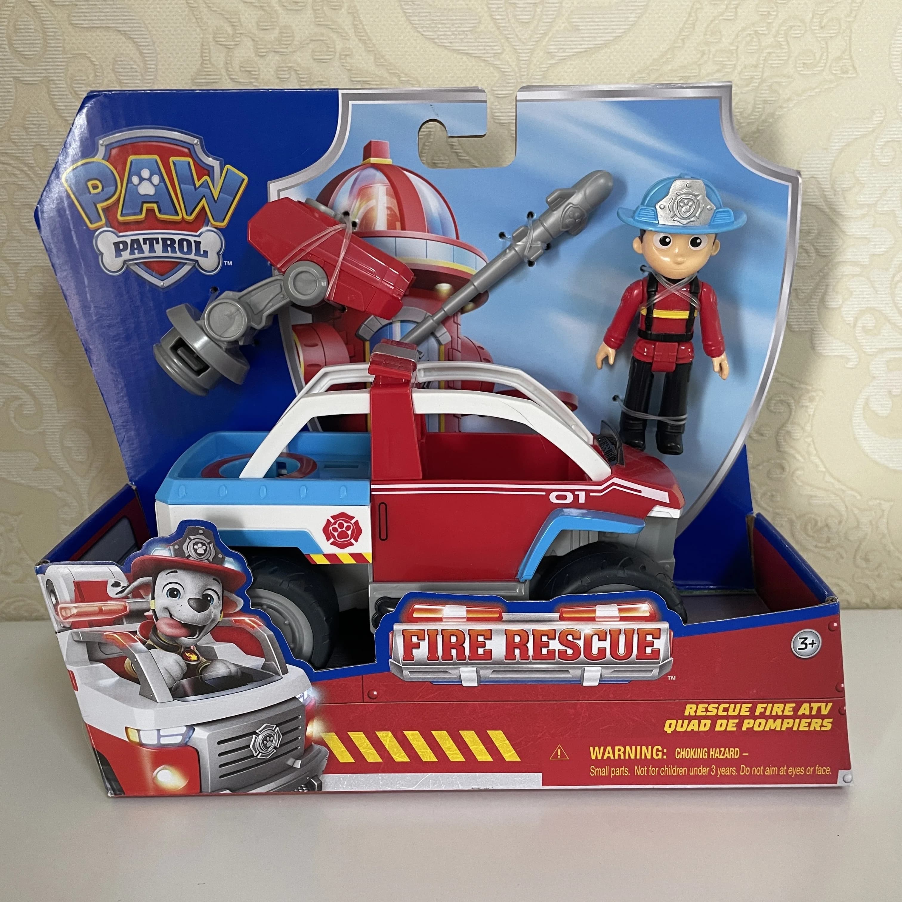100% Original Paw Patrol sauvetage incendie Ryder Chase Marshall Rocky Zuma éclat Skye figurine joue