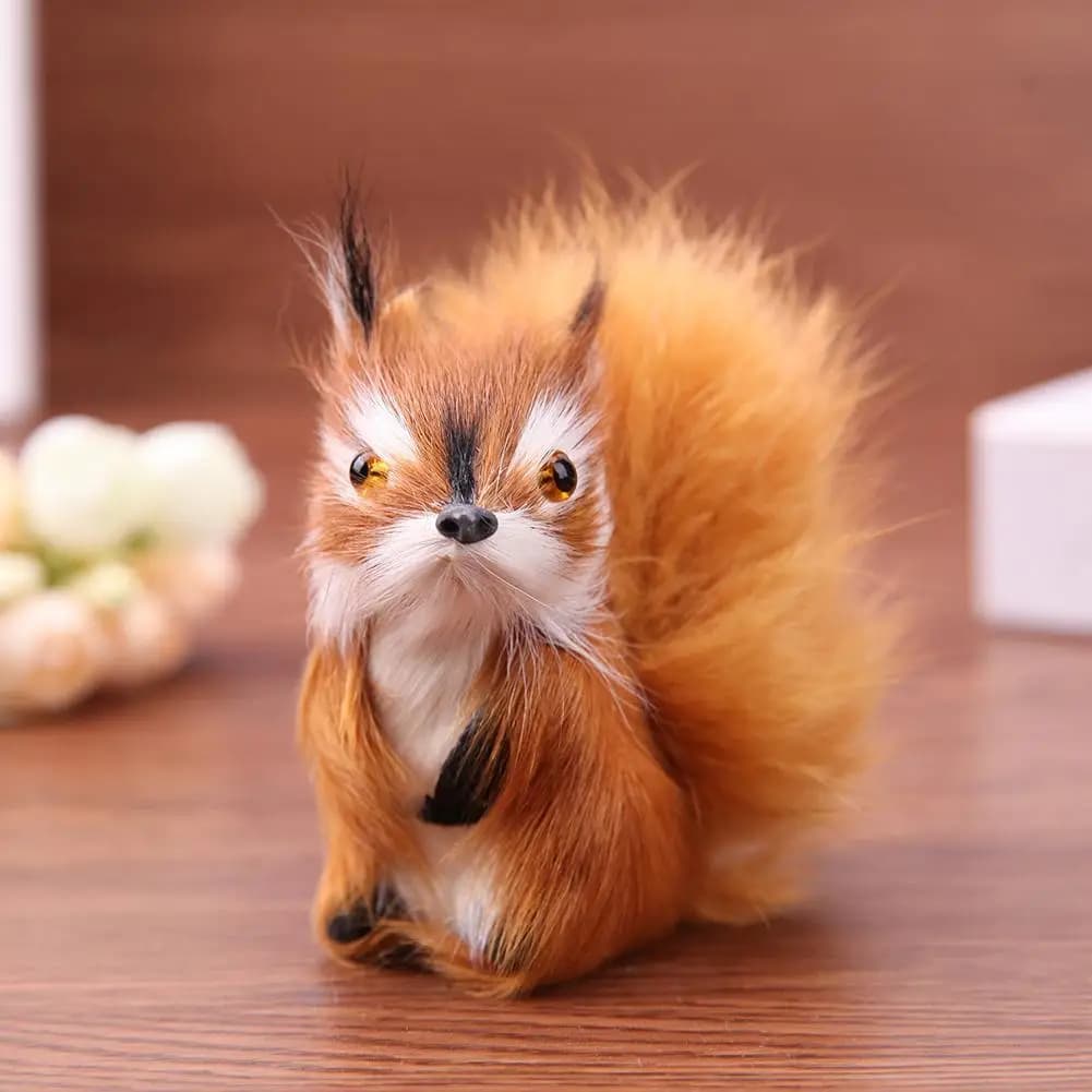 Décoration l'inventaire en peluche SLaura, simulation animale à collectionner, décor léger et portab