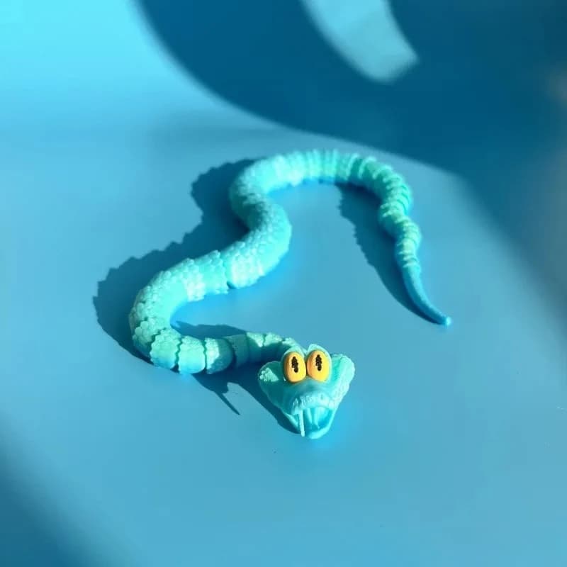 Nouveau Serpent Gary : Serpent articulé de simulation Disney Zootopia 2, modèle de serpent Gary impr