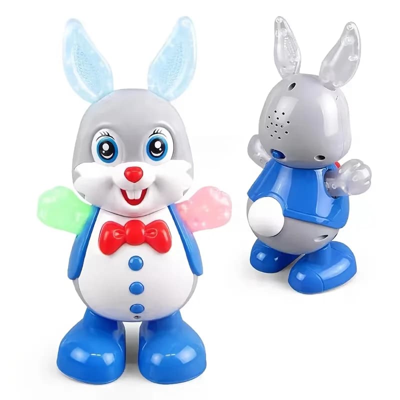 Jouet de lapin électrique mignon populaire pour enfants, danse, chant et balancement de lapin de des