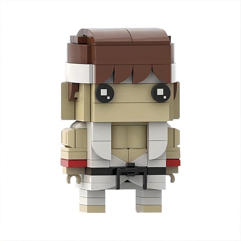 Ensemble de blocs de construction pour la création d'un diorama DIY, jouets pour enfants, briques, c