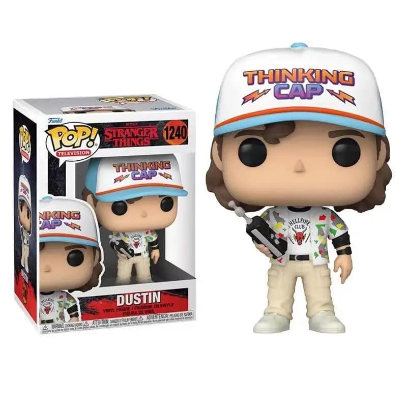 Nouveaux jouets étrangers de télévision Funko Pop Robin 674 #   Dustin 1240 #   EDDIE 1250 #   ROULE