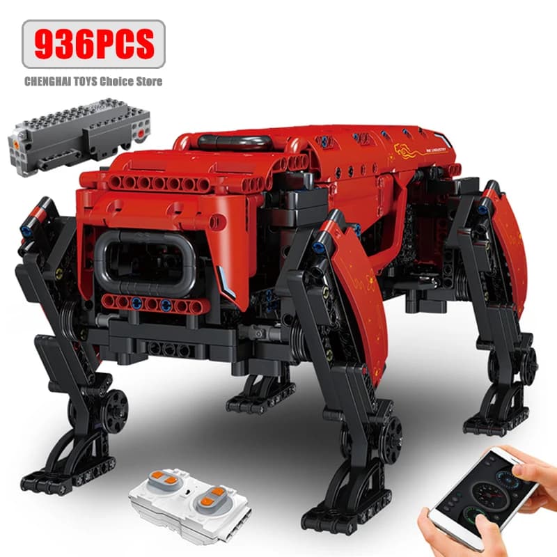Robot technique jouets la dynamique Boston motorisée RC grand chien modèle AlphaDog blocs de constru