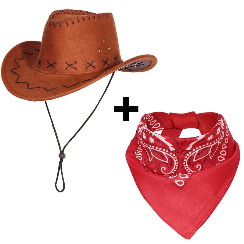 Costume de cowboy Woody de Toy Story 5 pour enfants garçons, ensemble 4 pièces (haut + pantalon + éc