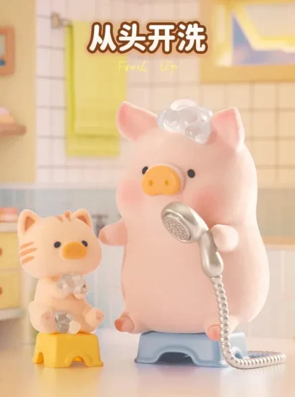 Lulu The Piggy Stay With You Series Figurines d'action mignonnes, Anime Toys, Kawaii Figure Dolls, G