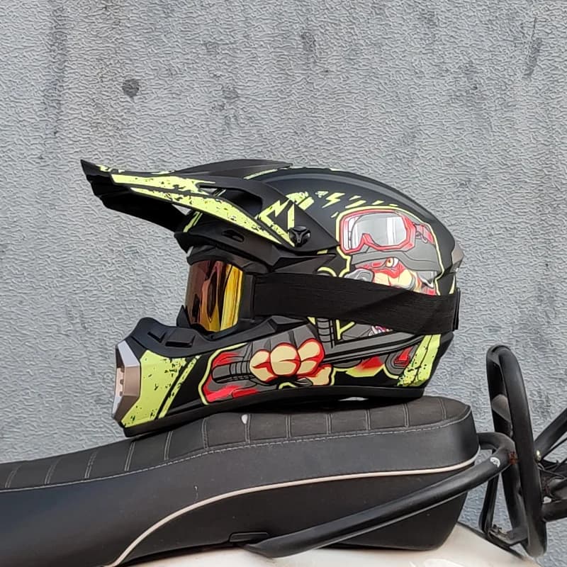 Motocros Kask Cross descente Soporte Casco hors route casque course classique moto Original Enduro c