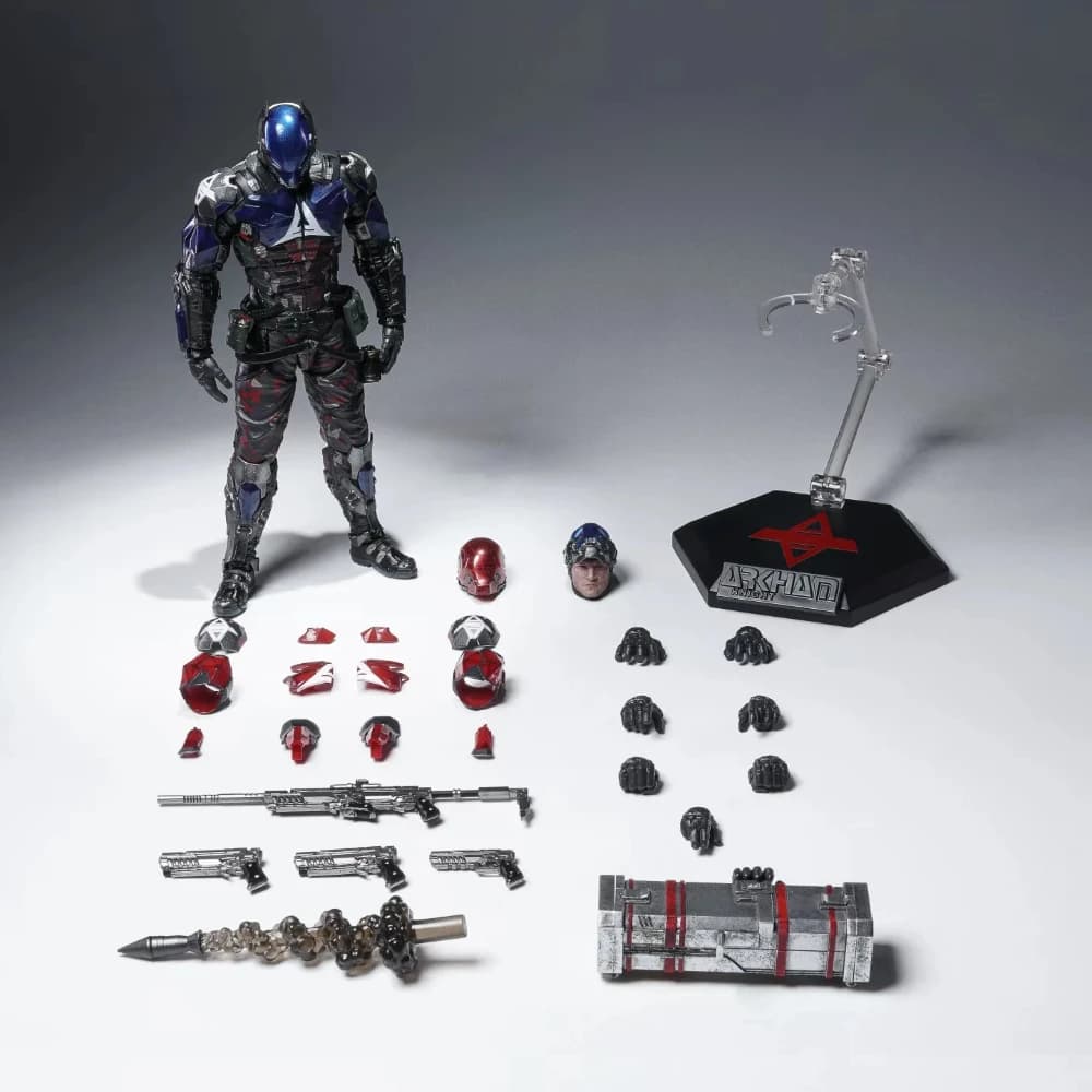 LPZZ UPFinegures Figurine d'action originale Batman Arkham Knight à l'échelle 1/12, modèle de statue