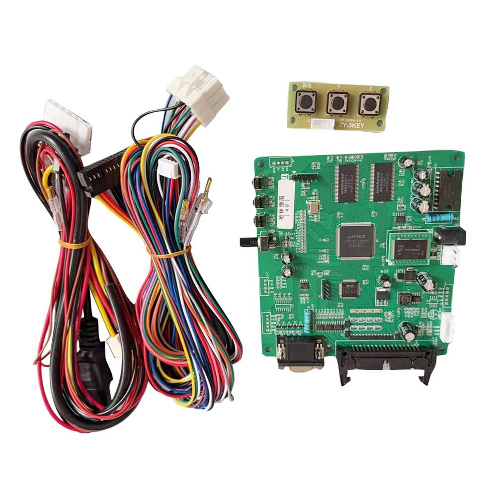 Kit de jeu de tir d'arcade 20-en-1, machine vidéo d'arcade DIY avec joystick et pistolet pour divert