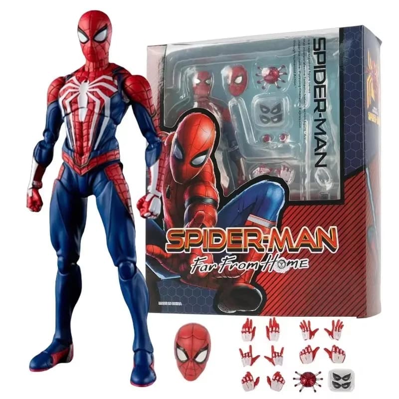 PS4 Spiderman Figure Avengers Spider Man figurines mise à niveau costume PS4 édition de jeu poupée j