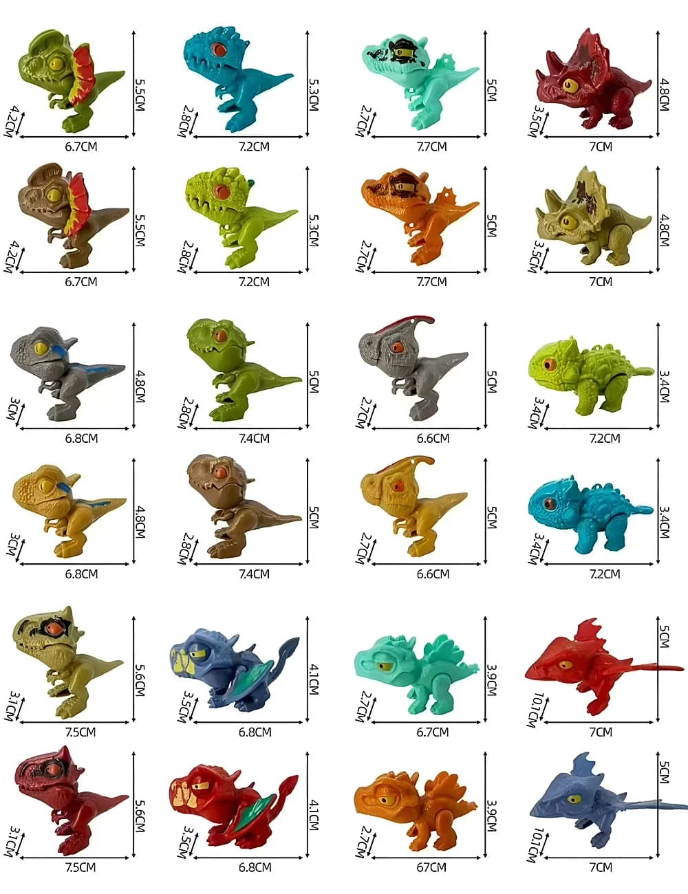 Jouets de morsure de doigts de dinosaure, fournitures de décoration de dinosaure nouveauté, pendenti