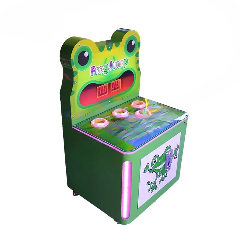 -Machine de jeu à pièces de monnaie Crazy Frog, marteau de frappe, jeu de rédemption de haricots sau