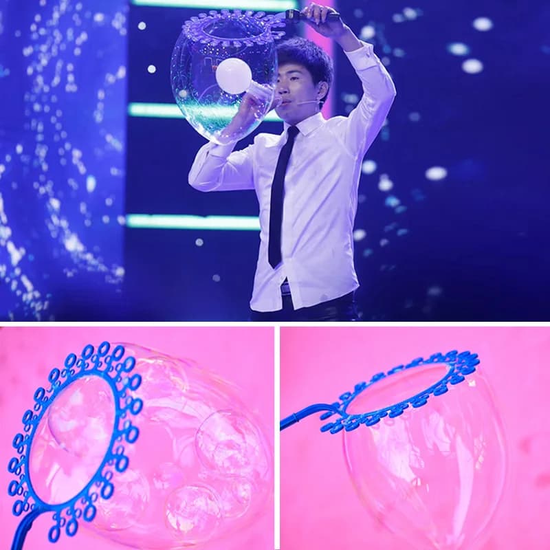 Le spectacle de bulles de Chen Yuhao comprend des bulles de rêve soufflant de liquide, jouets pour e