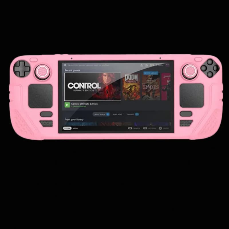 Étui de protection pour Steam Deck OLED, antidérapant et confortable, accessoires en silicone souple