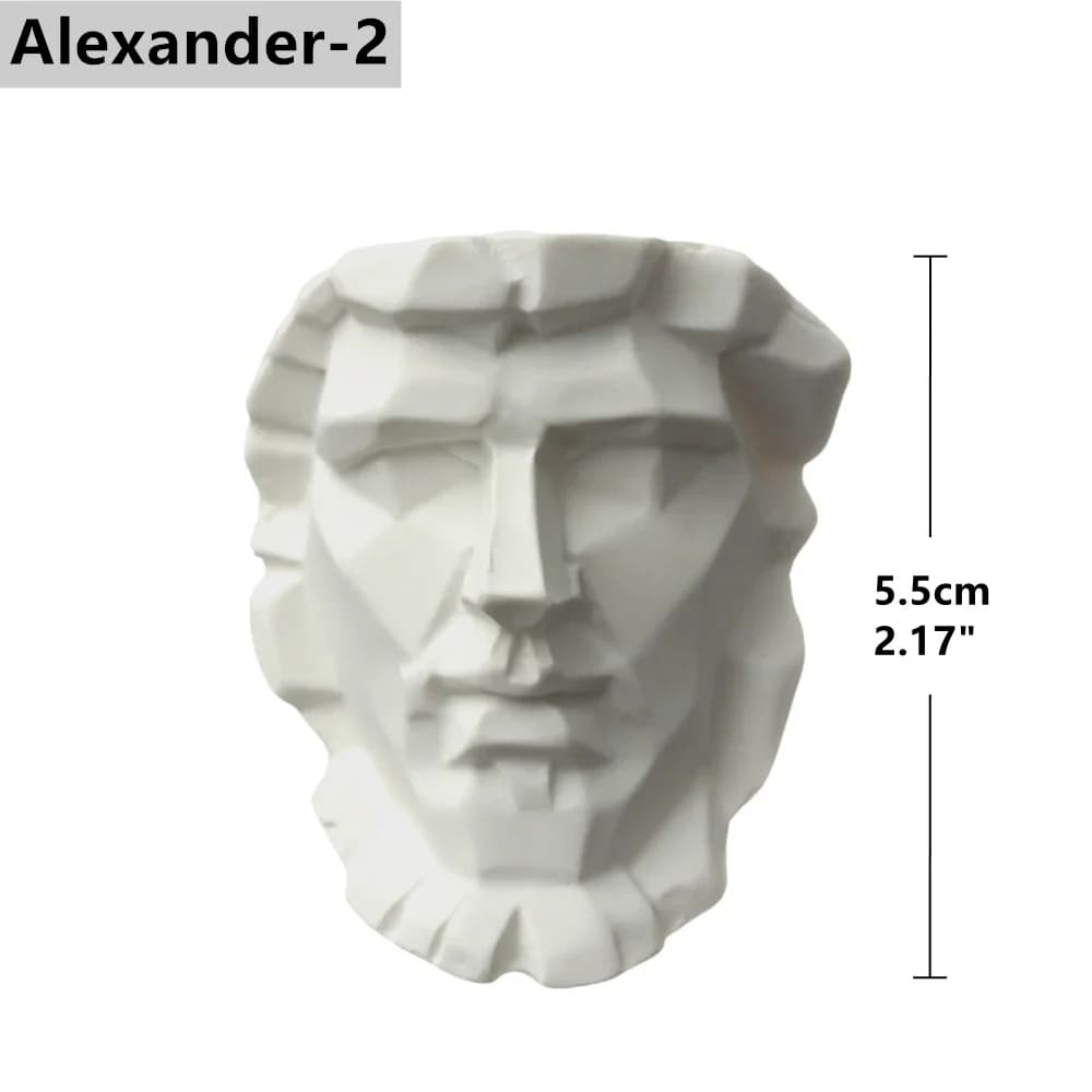 Figurine de la mythologie grecque, gypse blanc, statue de David, Alexandre, Aphrodite, Apollo, Vénus