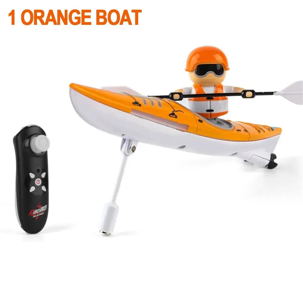Bateau de course Rc Kayak 2.4G, bateau à rames télécommandé, jeux de compétition aquatique, jouet d'