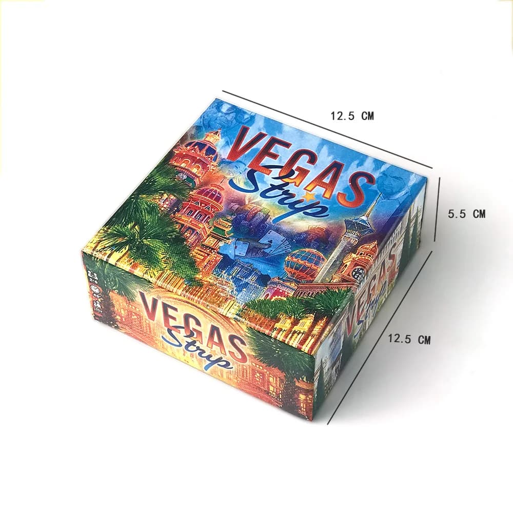 Jeu de société familial d' stratégie Hot Games Vegas Strip pour 2 à 6 joueurs, jeu de cartes décontr