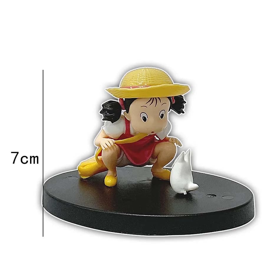Figurine Totoro de la série d'anime Miyazaki Hayao, mini-statue, jouets mignons, décorations de cham