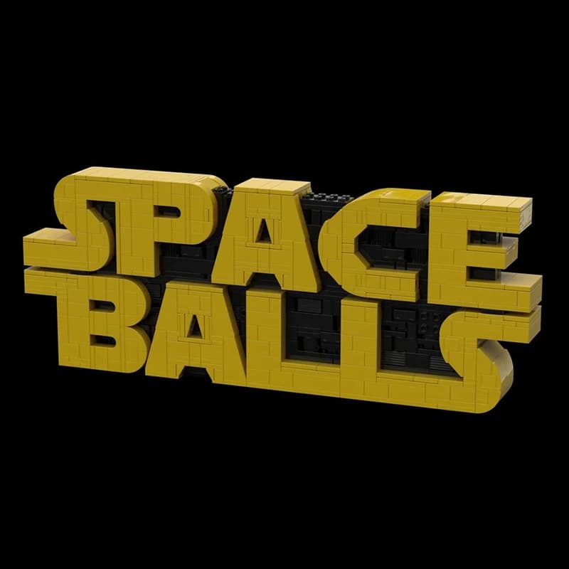 Nouveau 777 pièces célèbre film de combat étoile Moc spaceballs mots Logo modèle Puzzle personnalisé