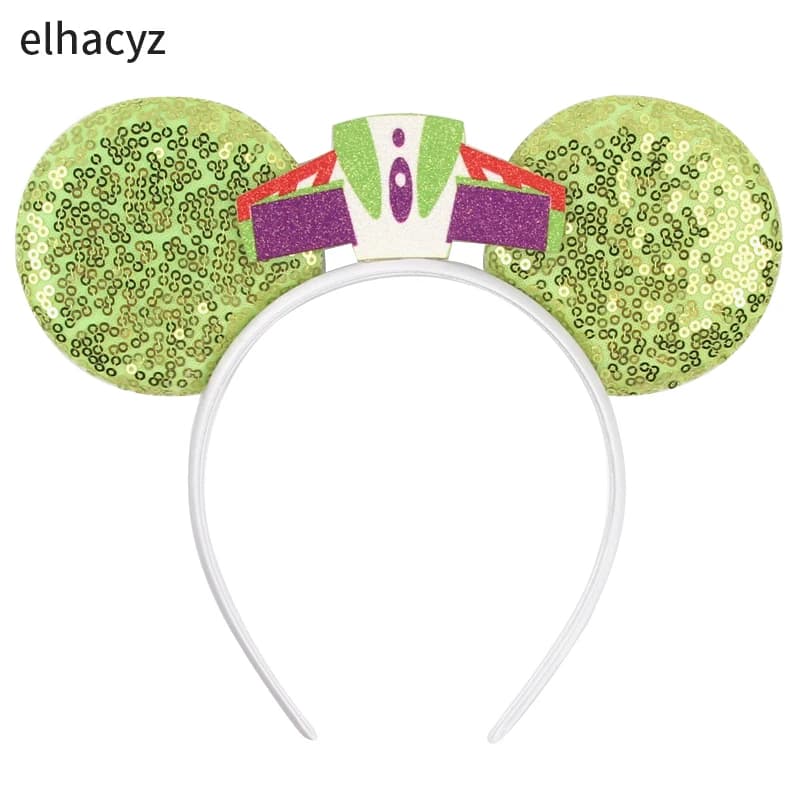 HEROCROSS Bandeau mignon en forme de souris, accessoires pour cheveux Pixar Toy Story, bandeaux Wood