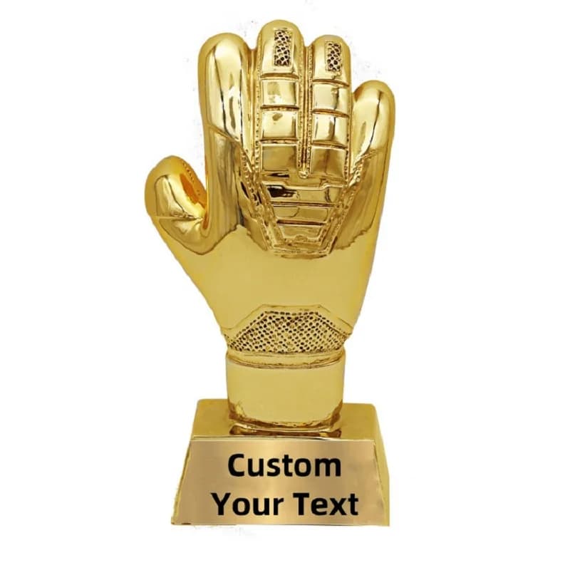 Trophée de gobelet doré de football personnalisé, meilleur joueur, meilleur prix de gardien de but, 