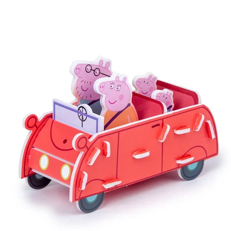 Puzzle 3D Peppa Pig, jouet de puzzle pour garçons et filles de plus de 3 à 6 ans, puzzle pour cadeau
