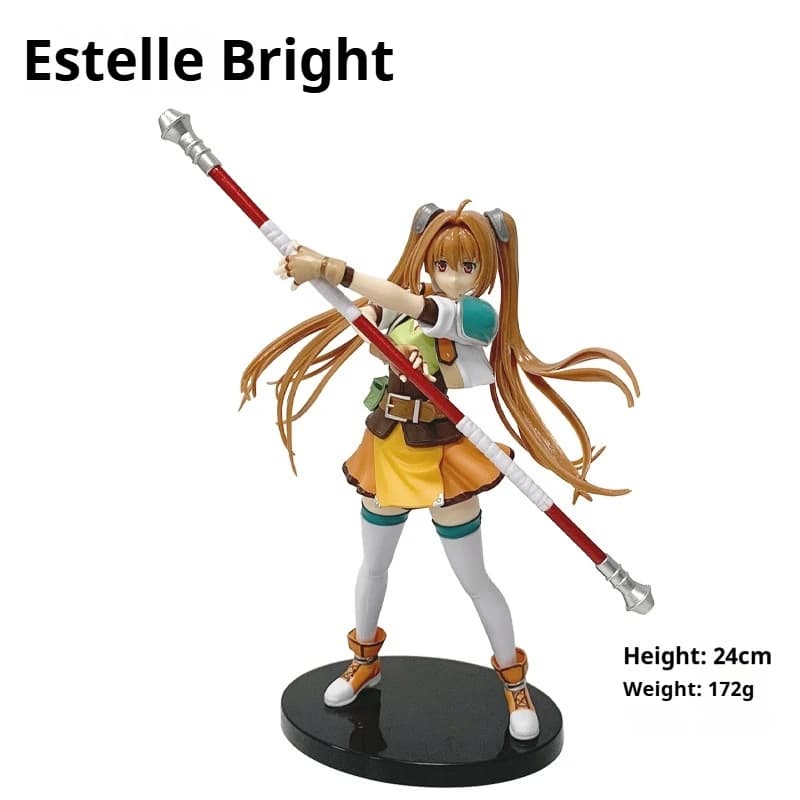 ​ ​ 24 cm la légende des héros: Trails in the Sky Estelle figurine de jeu lumineuse debout Pose Stat