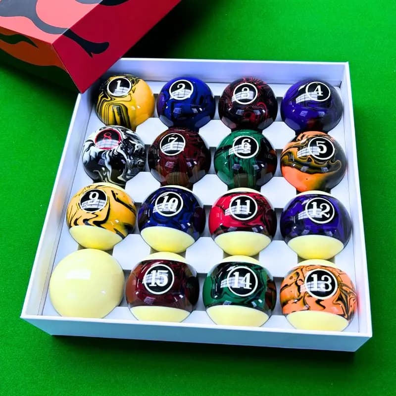Balles de billard boule fantaisie 16 boules Mew Ball Pool ensemble de huit boules accessoires de bil