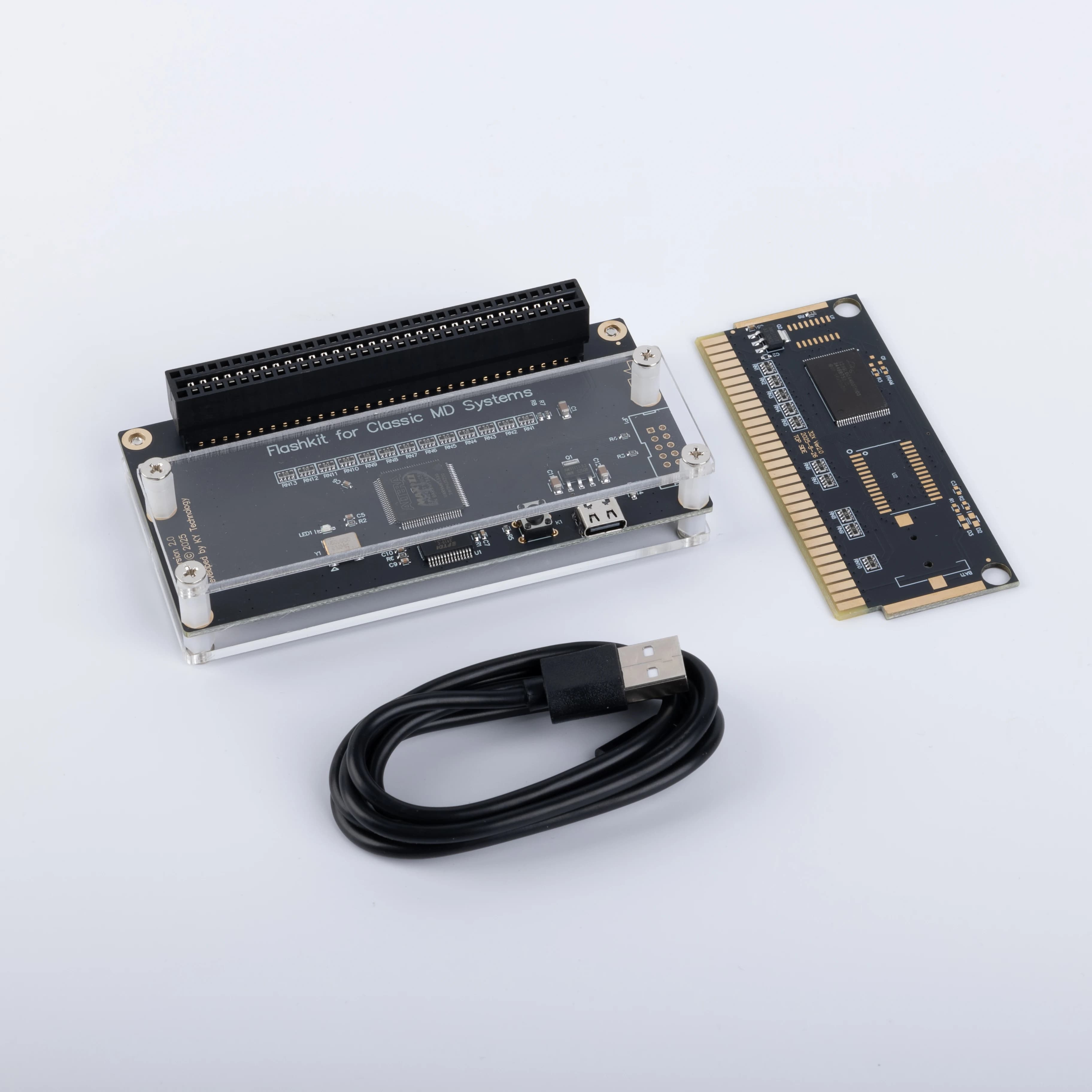 FlashKit programmeur enregistreur FlashKit carte pour MD Sega 16bit Megadrive Genesis Console de jeu