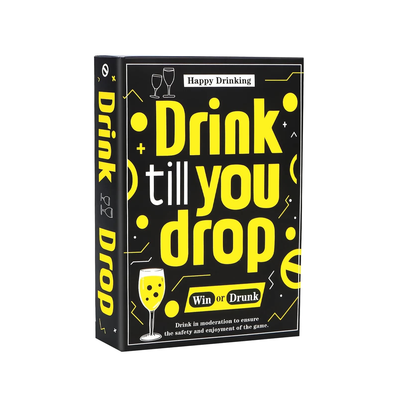 Drink Till You Drop Party Cartes de jeu de société – Jeu de boisson sociale amusant pour les réunion