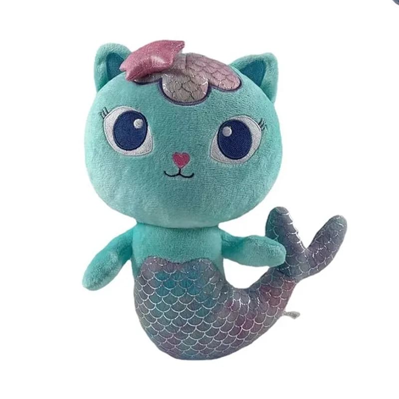 Nouvelle Peluche Gabby's Dollhouse, Mercat, Animaux en Peluche de Dessin Animé, Chat Souriant, Chat 