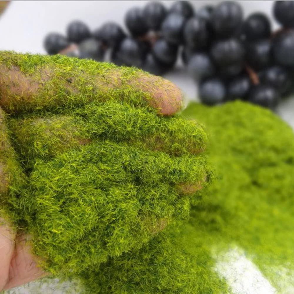 Matériel de modèle de construction artisanal de jardin, mousse artificielle, Micro décoration de pay