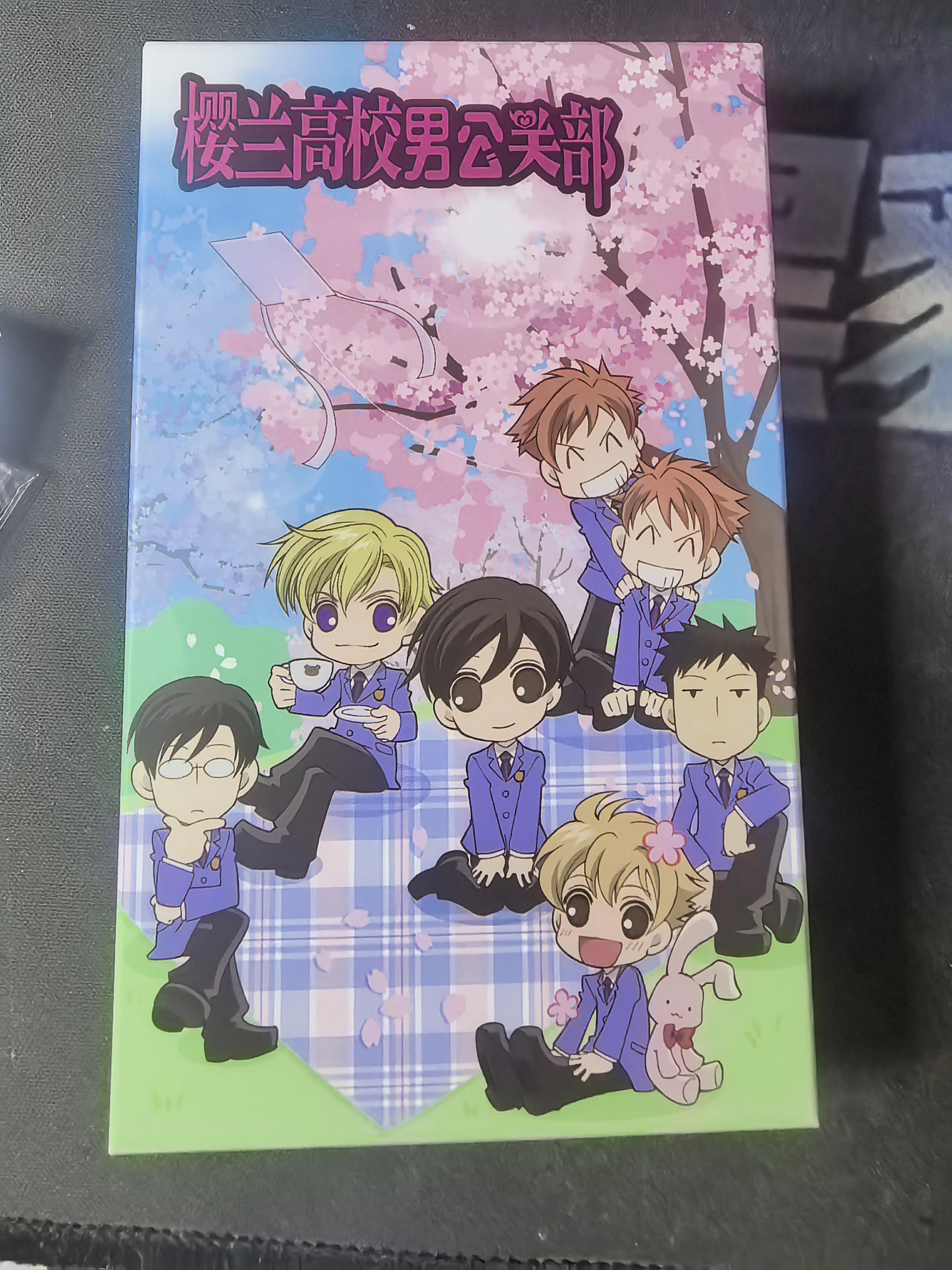 Anime chaud Ouran lycée hôte Club rotation acrylique debout bureau ornement Collection Fans mignon c