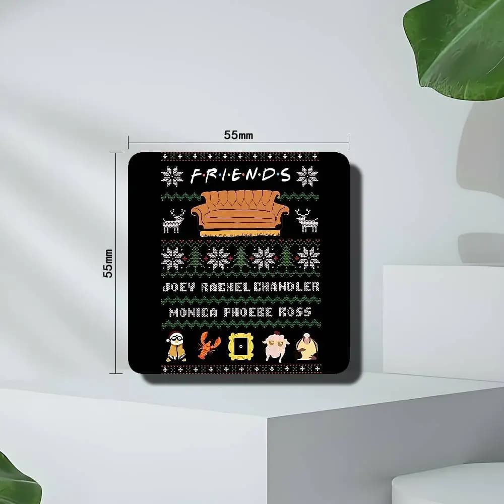 F-friends – aimants de réfrigérateur TV classiques, décorations de personnalité magnétiques de dessi