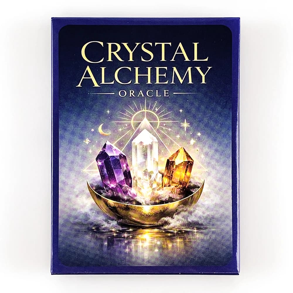 Nouvelles cartes Oracle Crystal Alchemy, jeu de 36 cartes, 10,2 x 7,4 cm, version anglaise, jeu de d
