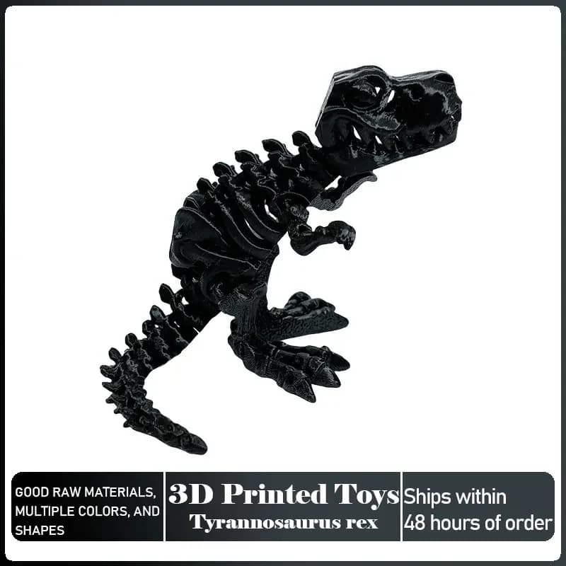 Figurines de dinosaures mobiles multi-articulaires imprimées en 3D, tyrannosaure Rex réaliste, ornem