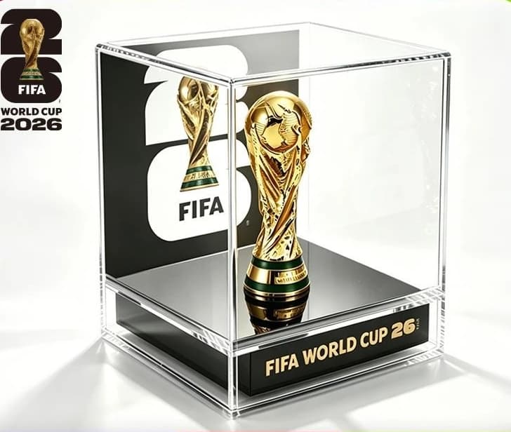 Trophée officiel de la Coupe du monde FIFA 2026 États-Unis Canada Mexique, modèle 3D, souvenir, figu