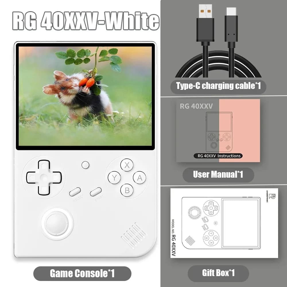 ANBERNIC RG40XX V RG40XXV Console de jeu portable rétro Consoles de jeux vidéo PSP jeux Support sort