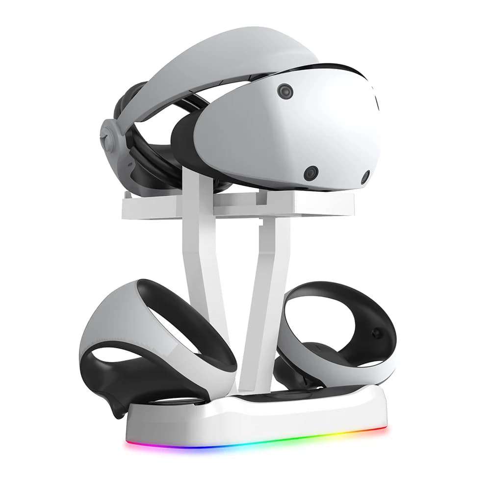 Support de chargement pour PS VR2, avec poignée lumineuse d'affichage, Base de chargement avec porte