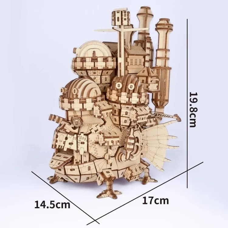 Modèle de château Mobile 3D en bois, Figurine Miniature assemblée à monter soi-même, décor confortab