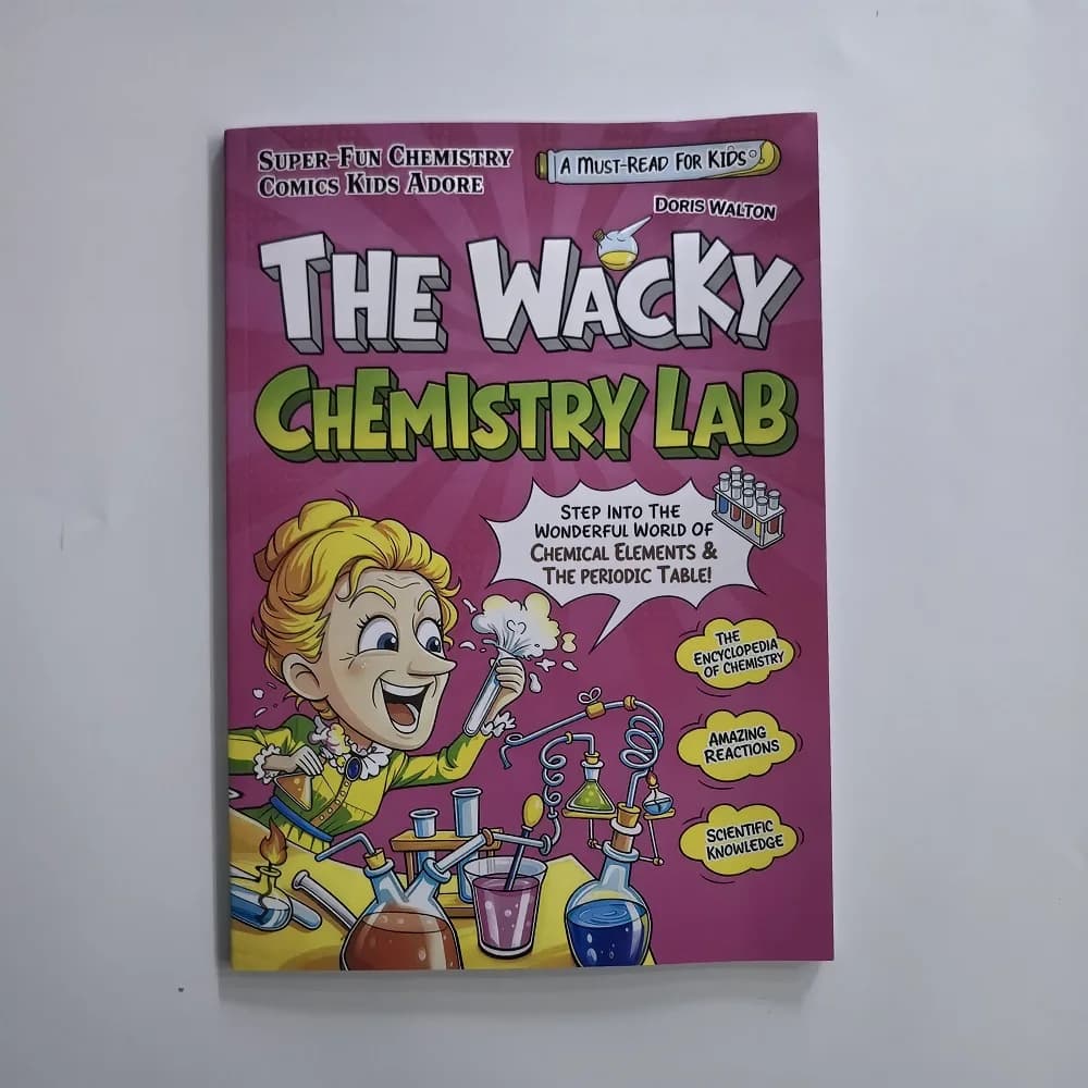 Le livre de laboratoire de chimie amusant : des bandes dessinées de chimie super amusantes que les e