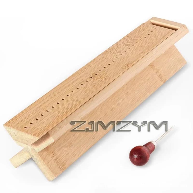 Kit de berceau de reliure de livres avec guide de perforation et poinçon en bois, outil de reliure p