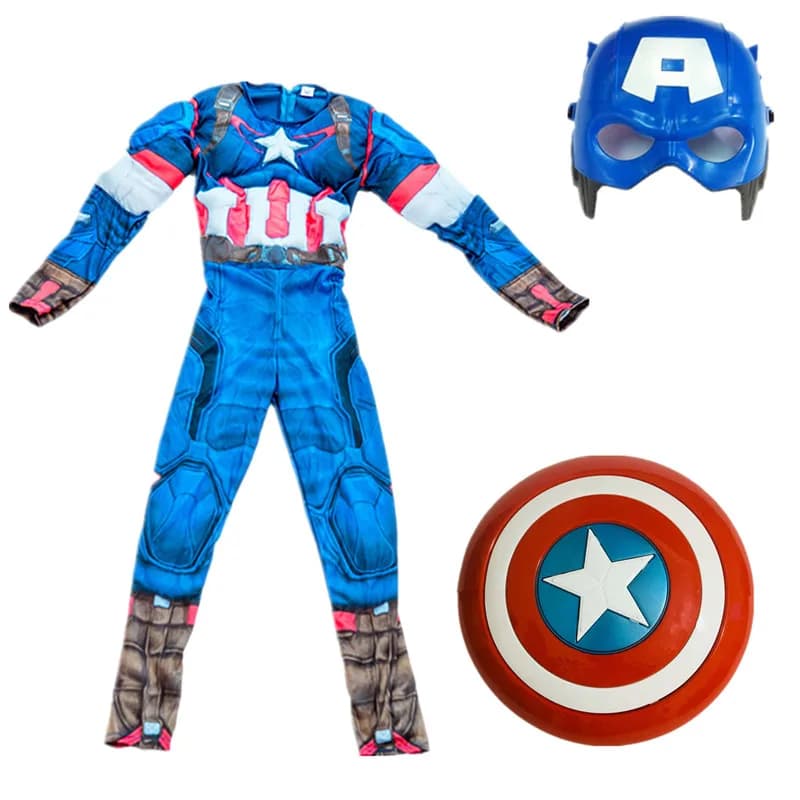 Costume de super-héros pour garçon de 3 à 12 ans, combinaison de jeu de rôle, tenue de spectacle sco