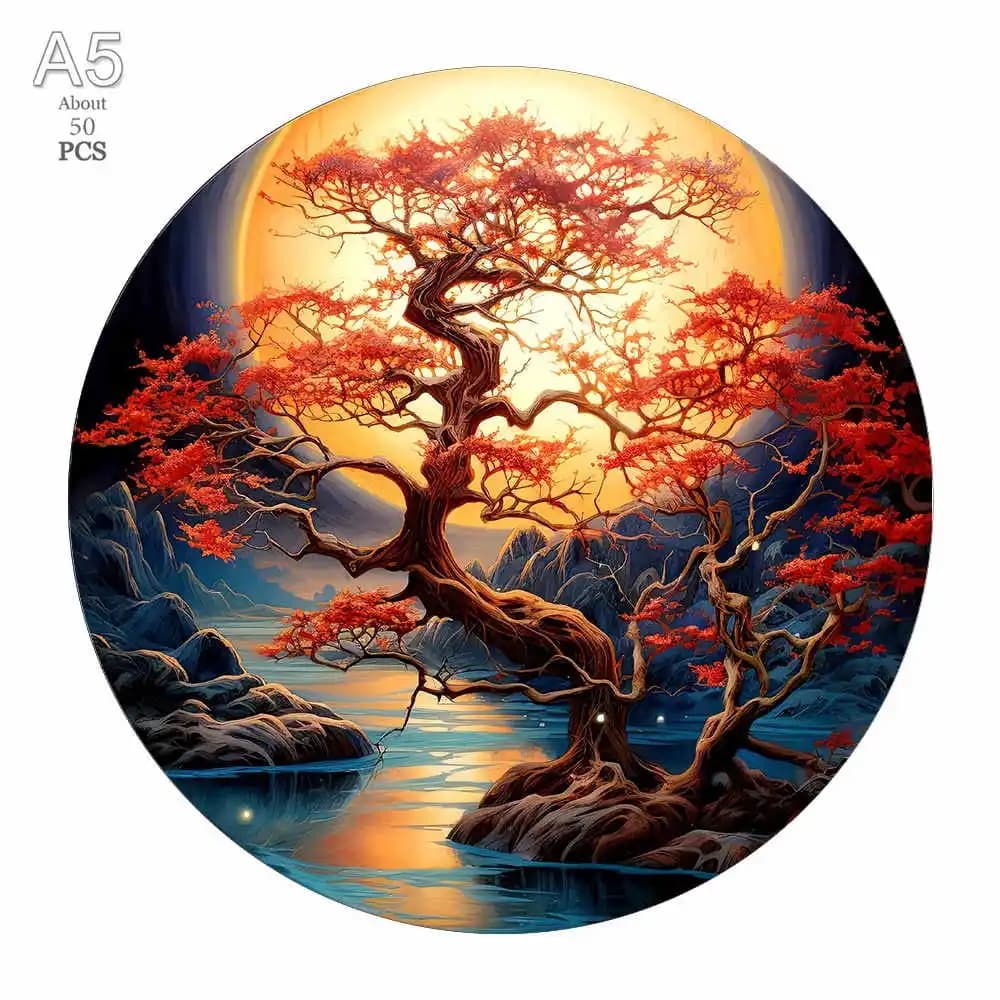 Puzzles d'animaux en bois de cerf pour adultes et enfants, chat mystérieux, cadeaux de noël, jeux fa