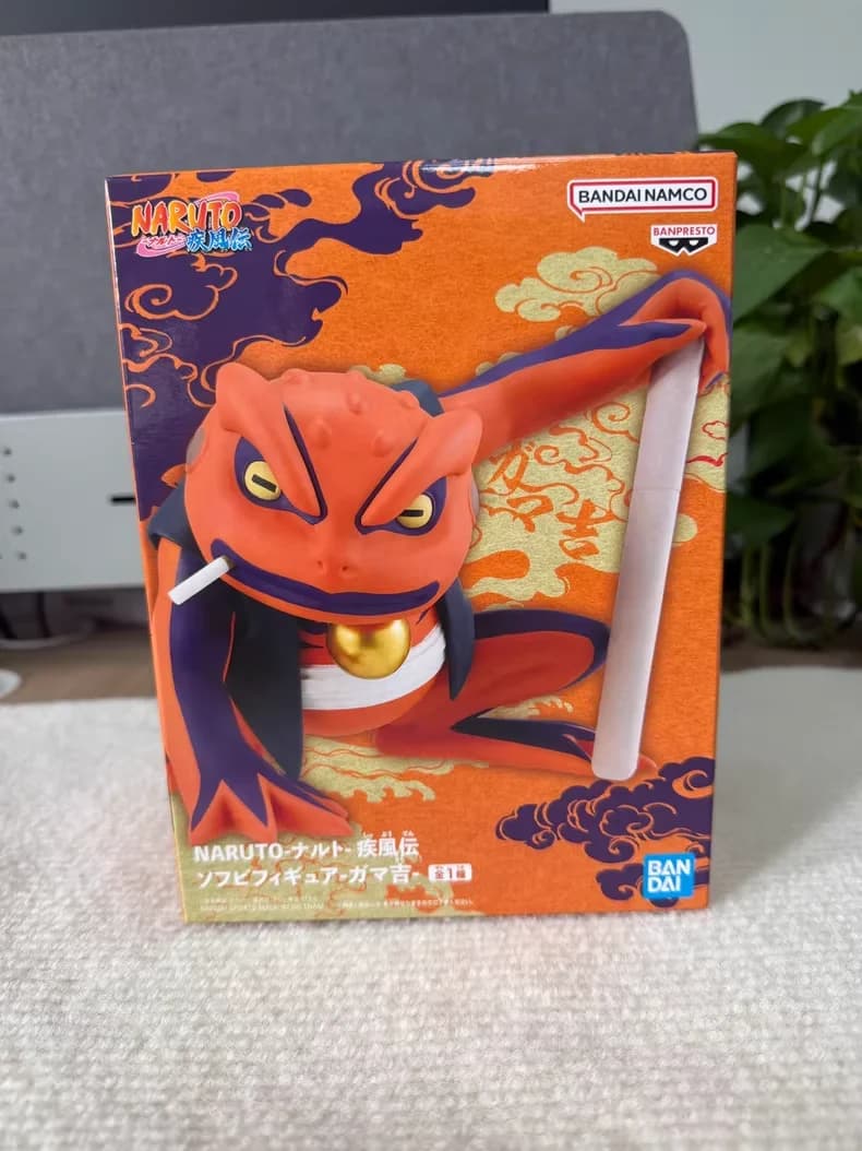 Bandai Original Banpresto NARUTO Gamakichi Figuras Anime figurine modèles poupées de dessin animé en