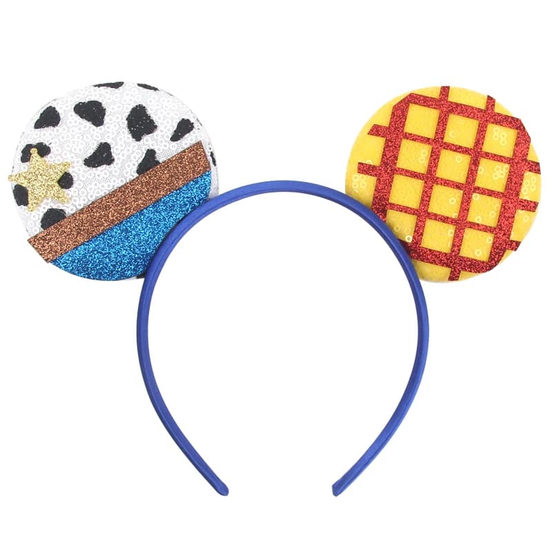 HEROCROSS Bandeau Mickey Mouse, Accessoires Cheveux Toy Story, Bandeaux Woody Buzz Lightyear pour Fe